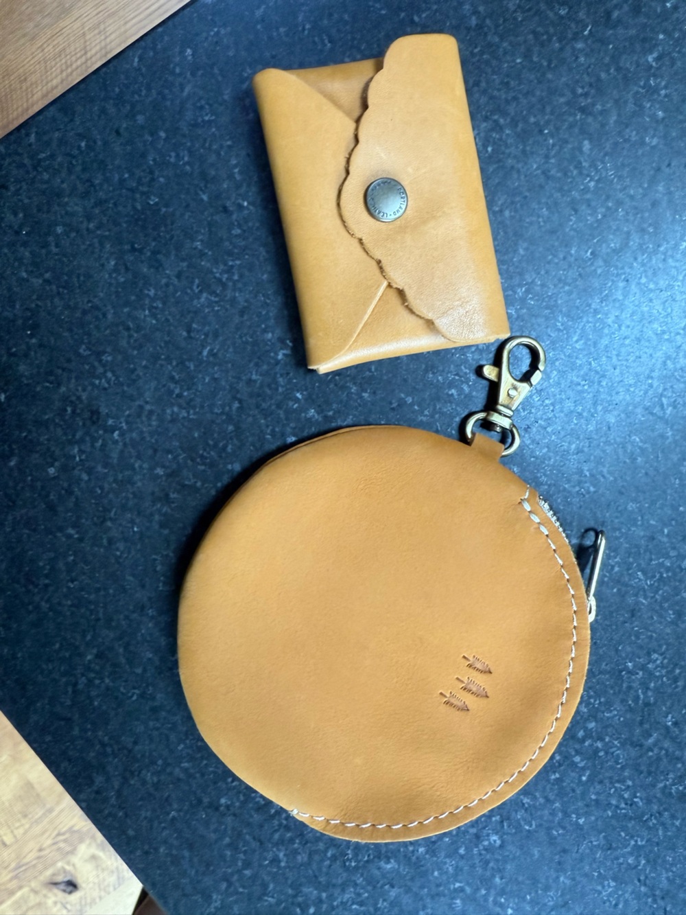Portland leather goods Gordita and daisy